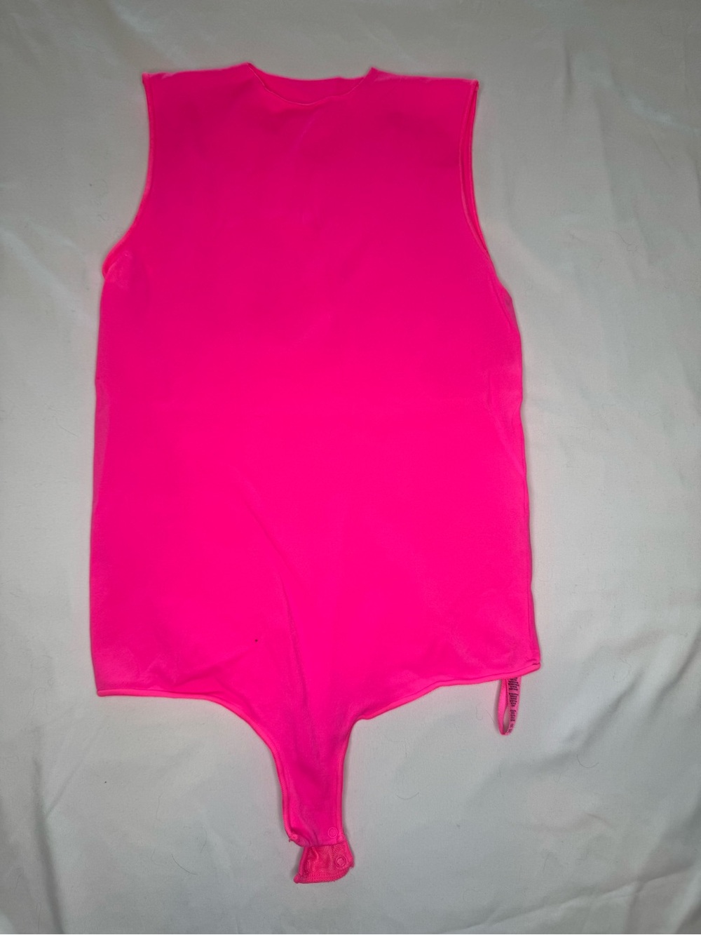 SKIMS Neon Pink Sleeveless Bodysuit